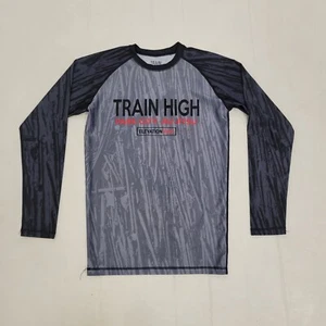Train High Park City Jiu Jitsu Rashguard Men's Medium Adult Long Sleeve MMA BJJ - Picture 1 of 4