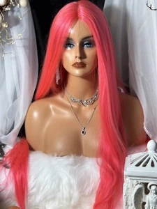 WOW! "ROJO ARDIENTE CALIENTE, 34"" EXTRA LARGO, PARTE MÓVIL, PARTE ANCHA DE ENCAJE💕" - Imagen 1 de 12