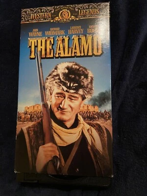 Видеокассета Alamo Джон Уэйн Ричард Уидмарк легенды вестернов б/у в отличном состоянии протестирована - Изображение 1 из 4
