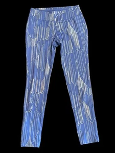 All In Motion Girls Size Large (10/12) Activewear Leggings/Pants Blue & Silver - Picture 1 of 5