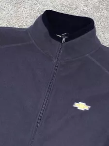 Fossa Chevrolet Chevy Fleece Full Zip Jacke Herren Größe M Grau Schwarz - Bild 1 von 5