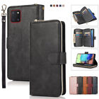 9Card Wallet Case Zipper Kickstand Flip Leather Case For Samsung Galaxy A81