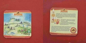 Rottaler Fruchtsaft Städte in Bayern Brauerei Bierdeckel Coaster Beermat - Picture 1 of 1