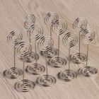 10pcs Swirl Table Number Photo Holder Stands for Weddings Party Gatherings A9L2