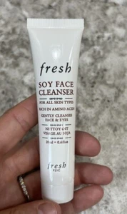 FRESH SOY FACE Wash CLEANSER Deluxe TRIAL/TRAVEL Size 20 ml/0.6 fl oz NEW - Picture 1 of 3