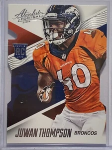 JUWAN THOMPSON 2014 Panini Absolute #102 - Rookie RC - Denver Broncos - Picture 1 of 2