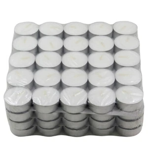 Unscented Tea Lights Candles | Various scents 4 Hour Burn Night T Tealights - Picture 1 of 12
