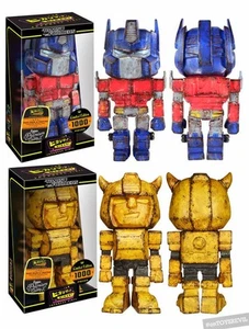 FUNKO Transformers Battle Ready OPTIMUS PRIME & BUMBLEBEE Hikari Sofubi LOT Set - Picture 1 of 11