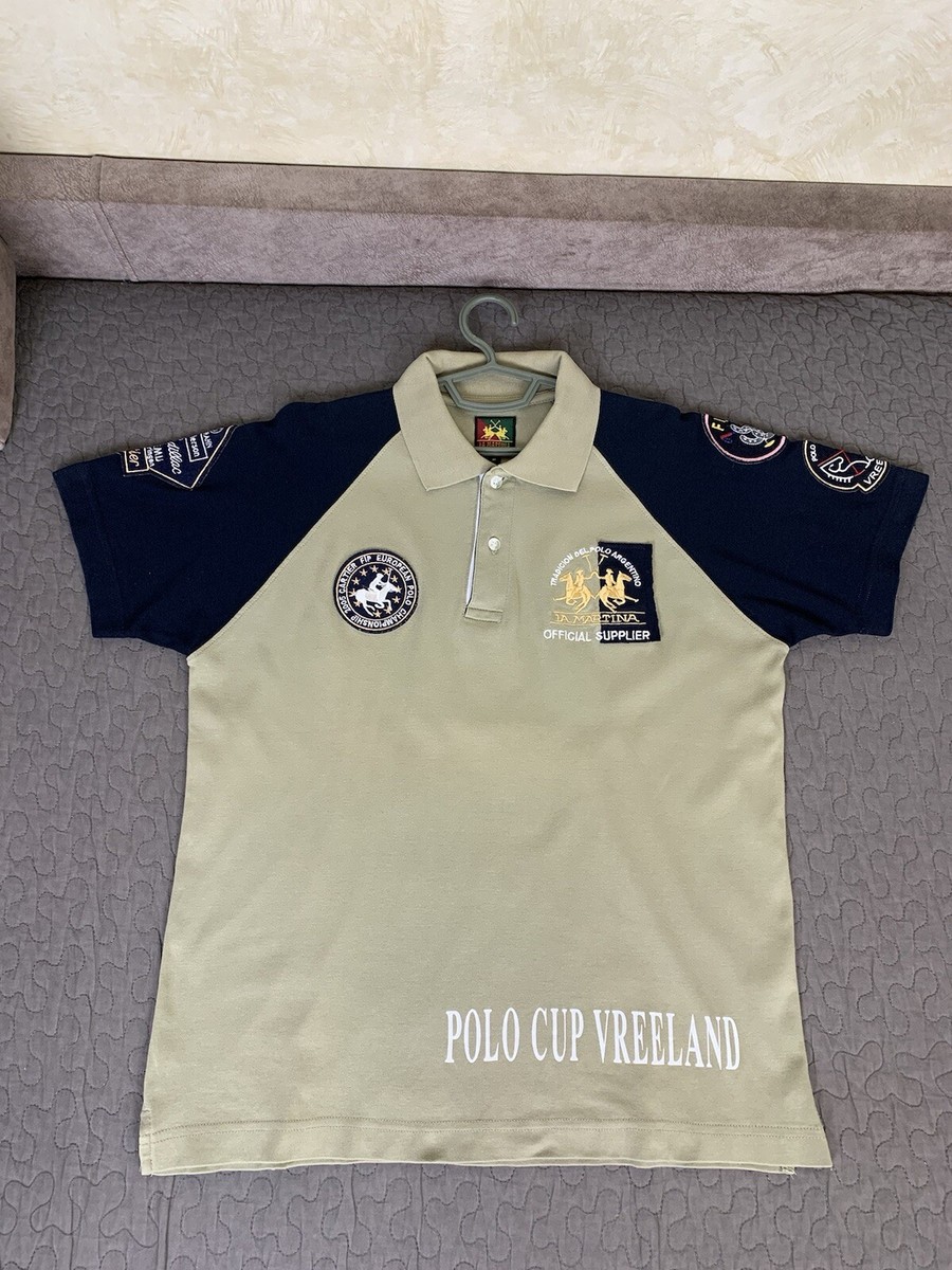 Camisa Polo La Martina Regular Fit Wray Hombre Azules En Ropa La