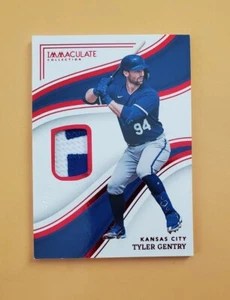 2023 Immaculate Collection Red /25 Tyler Gentry #142 Jersey Patch SSP - Picture 1 of 4