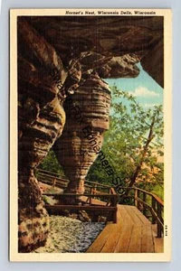 Postcard Hornet's Nest Wisconsin Dells Wisconsin Linen - Picture 1 of 2