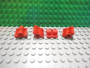 Lego 4 Rojo 2x2 Placa con 2 Pin Agujero Coche Camión NUEVO - Imagen 1 de 1