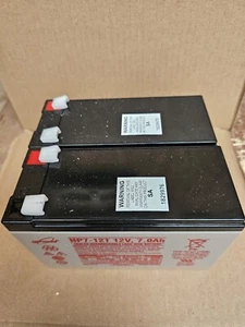 2 X 12V 7AH AGM GEL Stannah Acorn Brooks Bison Minivator STAIRLIFT BATTERIES - Picture 1 of 4
