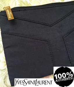 100% AUTÉNTICO Edición Limitada YSL COUTURE BELLEZA MAQUILLAJE Bolso sin asas Firma BOLSO PEQUEÑO - Imagen 1 de 10