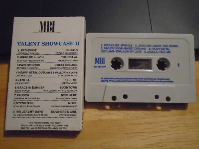 MEGA RARE PROMO Talent Showcase CASSETTE TAPE metal punk pop UNRELEASED Redhouse - Image 1 of 1