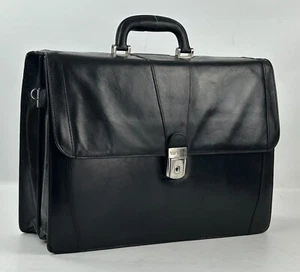 Maletín bolsos de cuero vintage de BOSCA ejecutivo CEO abogado agregado para hombre - Imagen 1 de 15