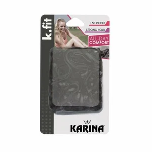 Neu Karina K.Fit "Painless" 150 Stück Haargummis schwarz Gummibänder klein WO5 - Bild 1 von 1