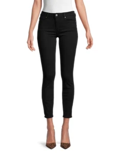 PAIGE Verdugo Ankle Jeans schwarz Overdye Größe 26 - Bild 1 von 13