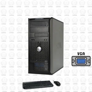 Fast Dell Desktop Computer PC Core 2 Duo 1TB WiFi PC Windows XP 32dbit - Picture 1 of 5