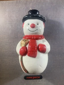 Vintage Snowman Christmas Holiday Candle - 9” Height - Picture 1 of 4