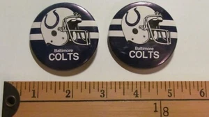 2RARE PIN PINBACK BADGE BUTTON MACARON BALTIMORE COLTS INDIANAPOLIS NFL FOOTBALL - Picture 1 of 1