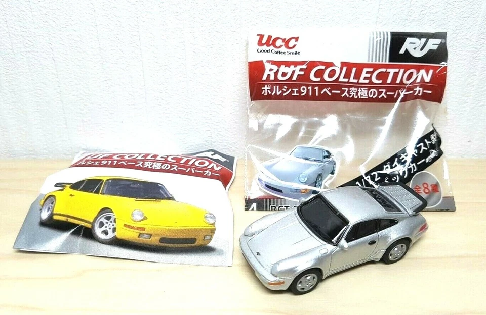 UCC 1/72 Porsche 911 930 Base Ruf Collection RUF RCT Silver diecast car model - Image 1 of 1