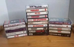 Lot Of (20) Classic Rock/ Rock Cassette Tapes. AC/DC. Fleetwood Mac. Eagles ๐ฅ๐ฅ - Picture 1 of 8