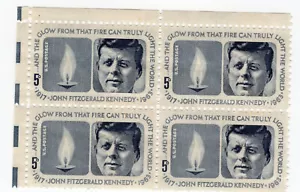 Scott #1246 John Fitzgerald Kennedy 5¢ Block of 4 Stamps - MNH - Picture 1 of 1