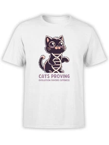 FANTUCCI Cats T-Shirt Collection | Cats Proving T-Shirt | Unisex - Picture 1 of 5