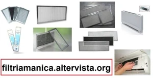 FILTRI PER CLIMATIZZATORI FANCOIL VENTILCONVETTORI A MISURA PER TUTTE LE MARCHE  - Picture 1 of 3