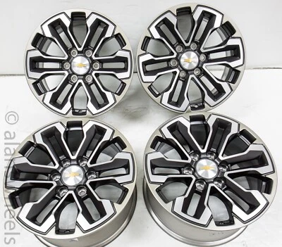 4 New Chevy Tahoe Suburban Factory OEM Satin Graphite 18” Wheels Rims 84040796 - Image 1 of 4