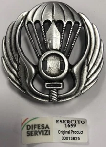 Fregio stemma Militare Basco Paracadutisti Folgore Esercito Italiano originale - Foto 1 di 2