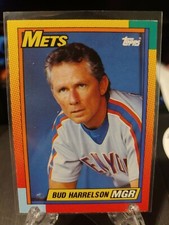 1990 Topps Traded #37T Bud Harrelson MGR New York Mets
