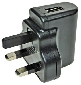 USB CHARGER UK 5VDC 1A BLACK - SW4492-V4 - Picture 1 of 1