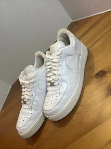 Nike Air Force 1 Low '07 White Mens Size 10.5 EUC No Box - Picture 1 of 16