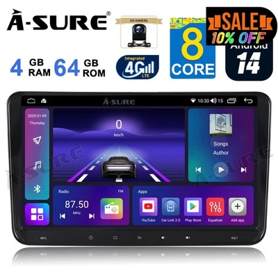 4+64G Android Autoradio Geekbench Für VW Golf 5 6 Tiguan Touran Passat Caddy EOS - Bild 1 von 4