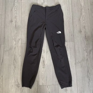 The North Face Gilrs Hiking Trousers Black Size Medium Water Repellent Stretch - Picture 1 of 9