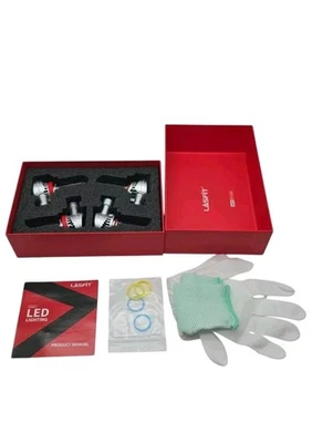 NEW Lasfit H11  Combo LED Headlight Bulbs Fog Light Set Of 4 Open Box. Free Ship - Image 1 of 4