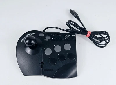 Asciiware Fighter Stick SG-6 6 Button Arcade JoyStick Controller Sega Genesis - Image 1 of 4