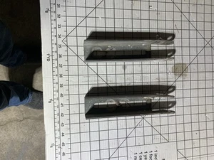 PAIR OF HEAVY DUTY GALVANIZED BOAT TRAILER GUIDE-ONS B500 - Picture 1 of 3