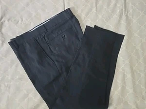 CHARLES TYRWHITT NEW MEN’S LINEN FITTED COMFORT CASUAL PANTS SIZE 36/30 - Foto 1 di 12