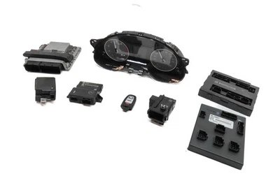 2013-2014 AUDI S4 (B8 8K) 3.0L CGXC ENGINE ECM BCM IMMOBILIZER MODULE KEY SET - Image 1 of 4