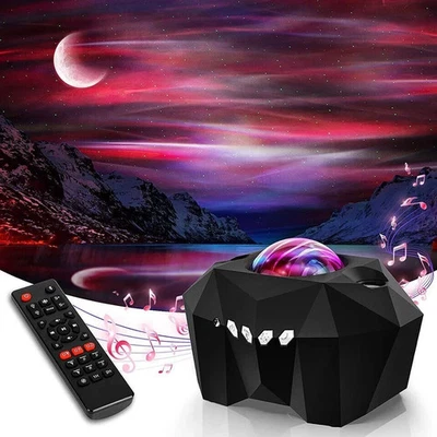 Aurora Star Galaxy Projector night light with Moon,Bluetooth Speaker,Brand NEW - Image 1 of 4