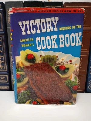 1942 Victory Cook Book Wartime Edition WWII Recipes Dust Jacket VG+ - Image 1 of 4