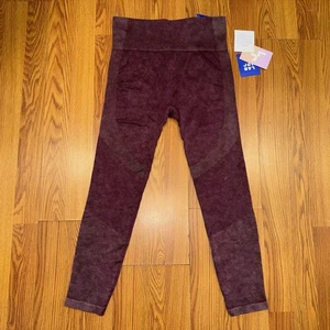 JoyLab Maroon High-Waisted Seamless 7/8 Leggings Large - Picture 1 of 10