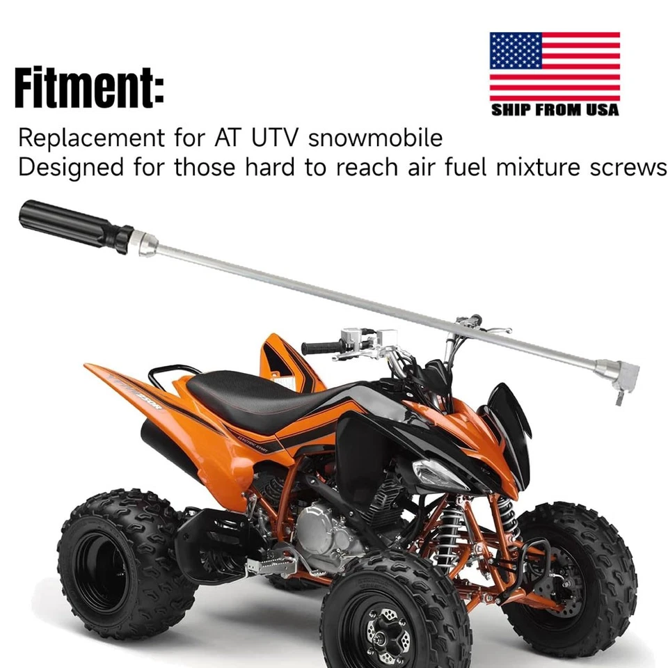 Accesorios Moto 90° Destornillador Carburador Piloto Tornillo Herramienta de Ajuste Foto 1 de 4