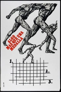 Algo mas Que Una Medalla Original Cuban Vintage Movie Poster Niko 1983 - Imagen 1 de 5