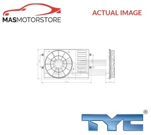 SUPPORT COOLING FAN TYC 837-0034-1 I NEW OE REPLACEMENT - Picture 1 of 5