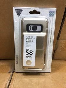 VRS Design Galaxy S8 Damda Carpeta Tarjeta de Crédito Billetera ID Ranura Estuche BB4 - Imagen 1 de 14