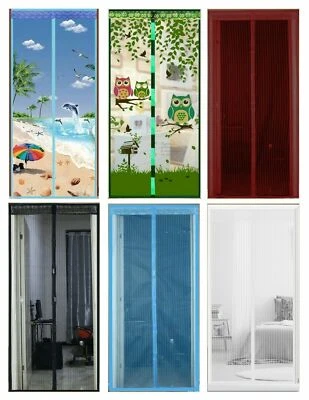 MAGIC Magnetic Insect Door Net Screen Bug Mosquito Fly Insect Mesh Guard Curtain - Image 1 of 2